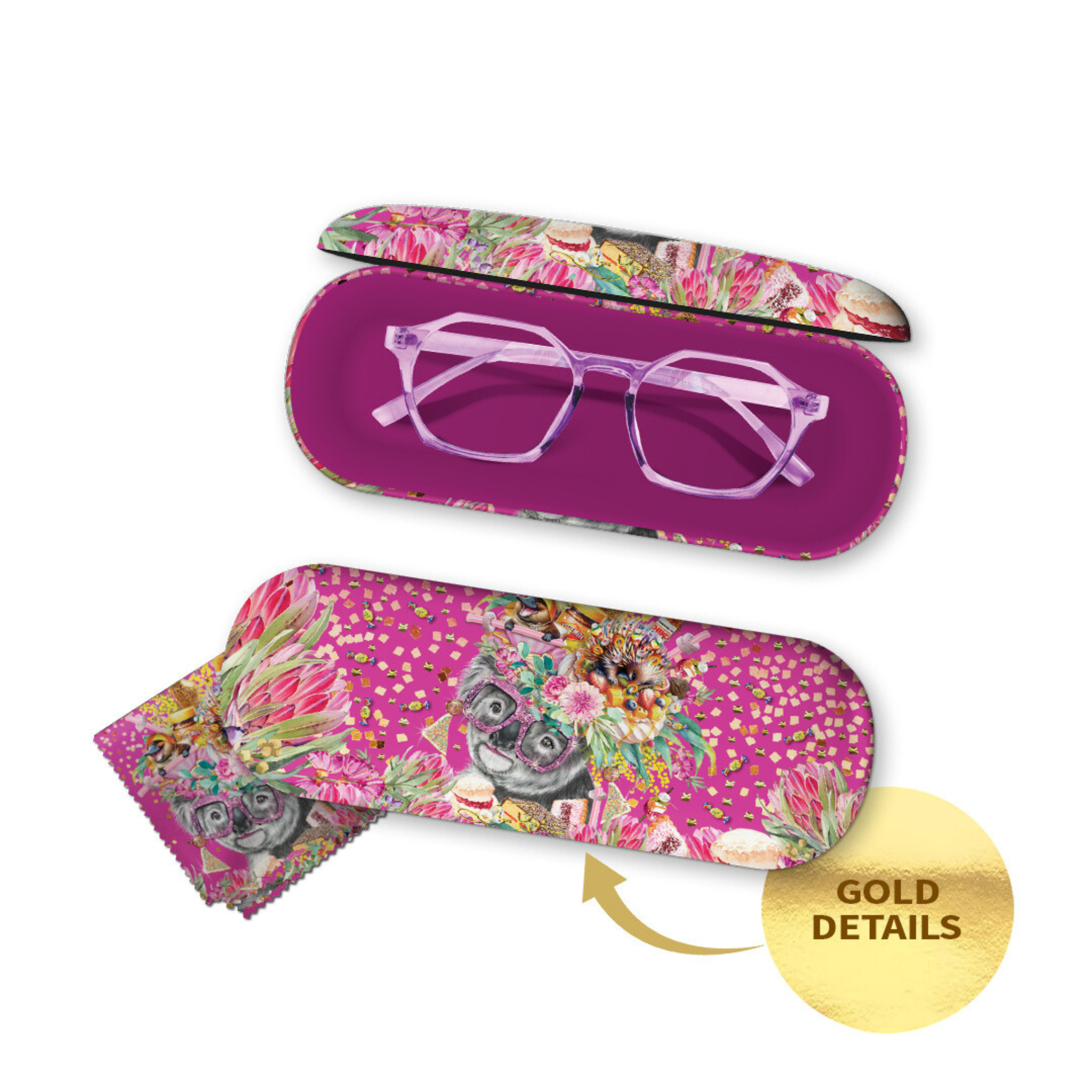 Glasses Case Oz Foodie Koala – Happy Homes and Gifts