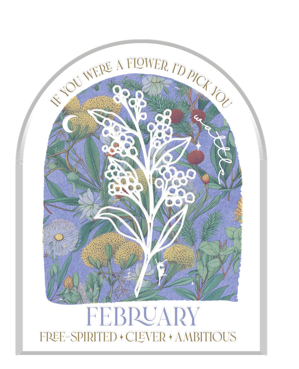 Ceramic Plaque February – Happy Homes and Gifts
